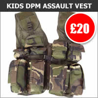 Kids DPM Camo Assault Vest