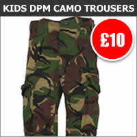 Kids DPM Camo Combat Trousers