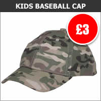 Kids Multicam Baseball Cap