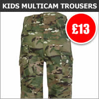 Kids Multicam Combat Trousers