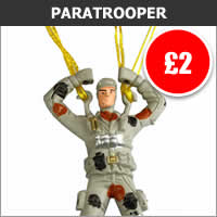 Paratrooper with Parachute