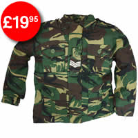 Kids Padded Camo Jacket