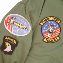 Kids MA1 Jacket with Badges