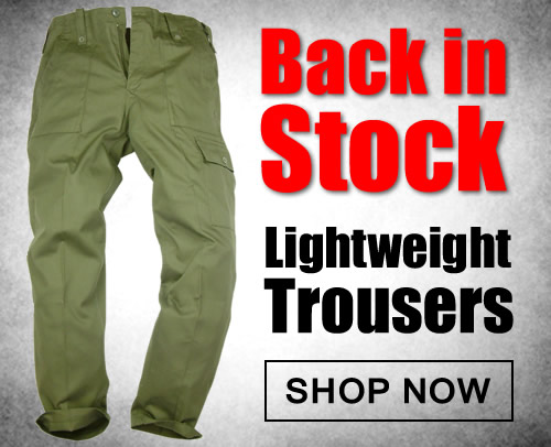 British Army Style Lightweight Trousers