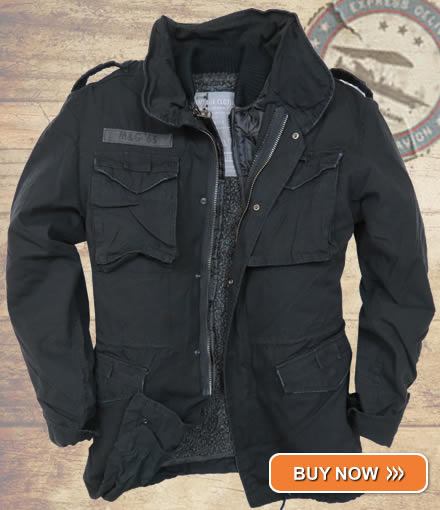 Black M65 Infantry Jacket