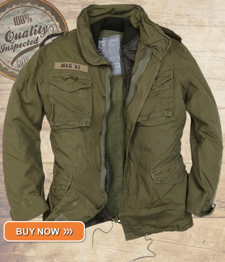 Olive Green M65 Infantry Jacket