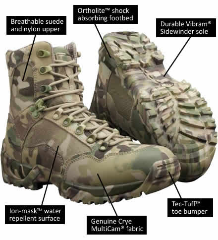 Magnum Multicam Sidewinder Boots