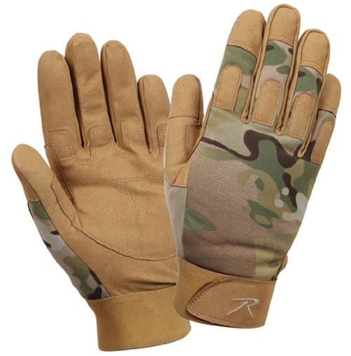 Multicam Military Gloves