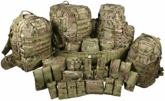 MultiCam Rucksacks and Webbing