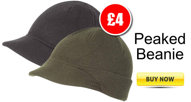 Peaked Beanie Hat