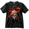 US Marines Skull/Ribbon T-Shirt