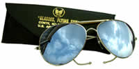 Aviator Mirrored Sunglasses