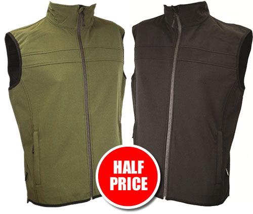 Half Price Waterproof Breathable Gilets