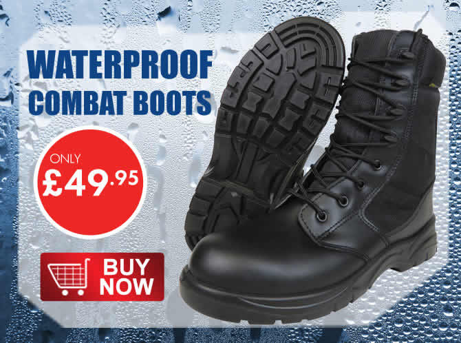 Waterproof Combat Boot
