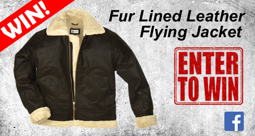 Win a Fur Lined Leather Flying Jacket